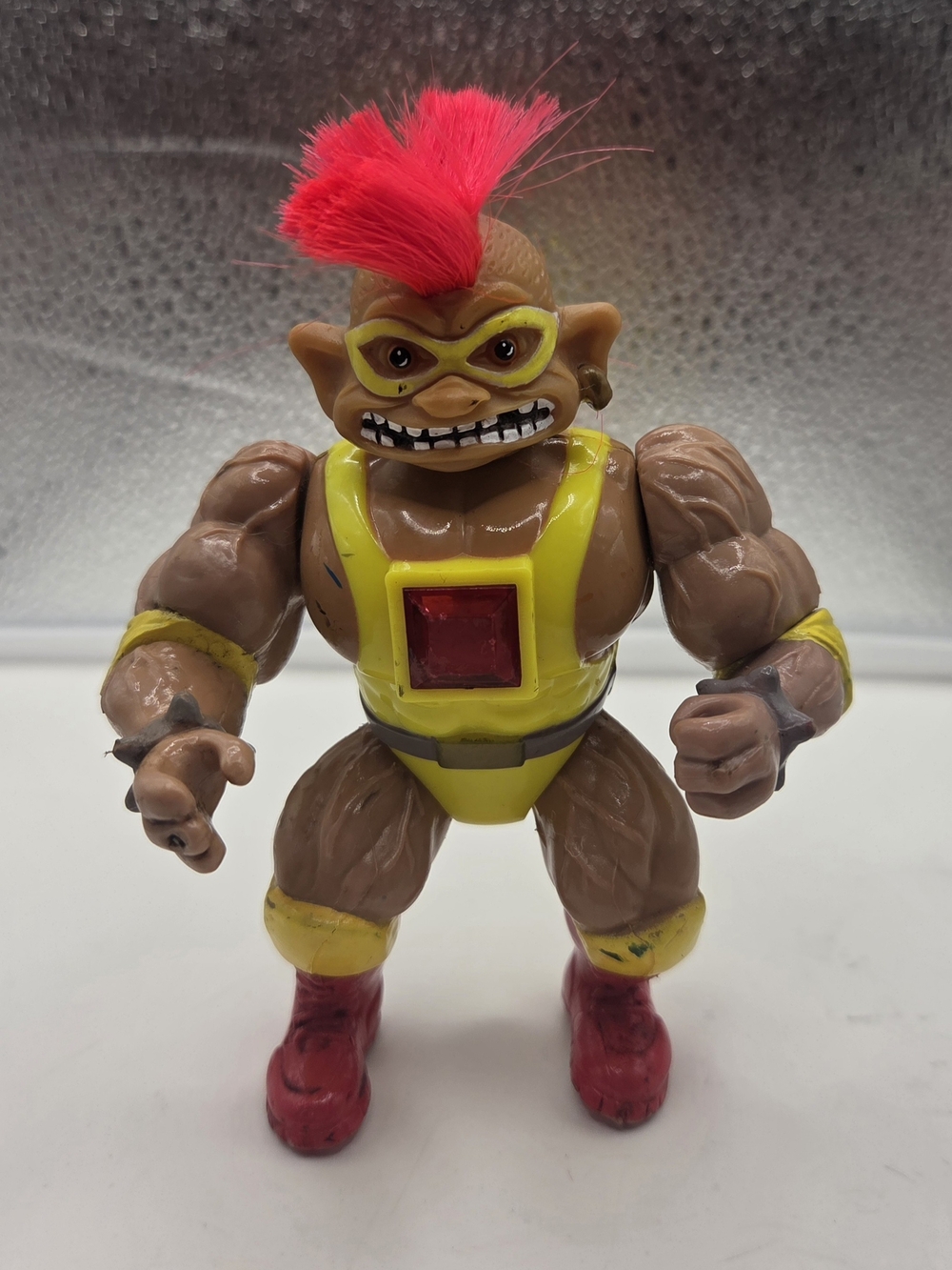 Vintage 1993 Stone Protectors Chester the Wrestler Action Figure Ace Novelty